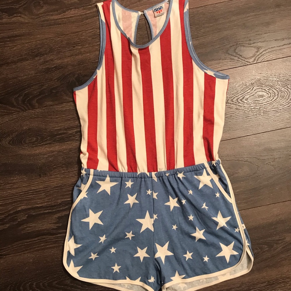 Red, White, & Blue romper! ❤️🤍💙